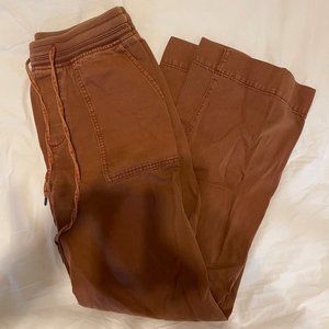 Gap Wide Leg Orange Cargo-Style Drawstring Pants (Size XS)